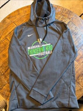 Nike Marshall Thundering Herd Football Hoodie
